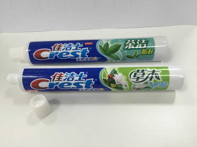 Crest ABL Toothpaste laminated tube packaging material with printing