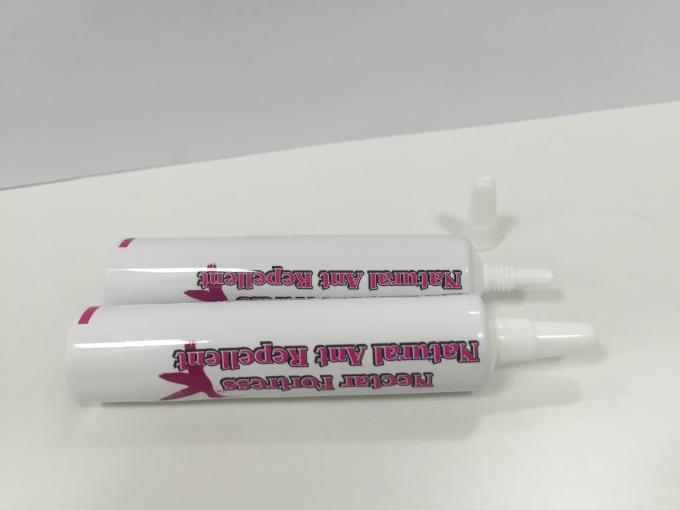 5ml20ml Long Nozzle Cosmetic / Toothpaste Tube Packaging With Screw Cap