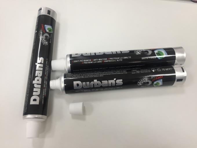 75ml Toothpaste Tube / Aluminum Tube Packaging With Flexible Printing