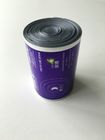 Purple Plastic Laminated Tubes Industrial And Cosmetic Tube Customized Width