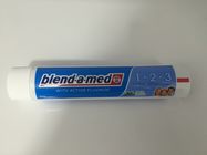 Laminated Round Toothpaste Tube With Rib Screw Cap And Offset Printing