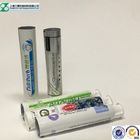 Laminated Cosmetic Tube Small Airless Empty Toothpaste Containers Round / Oval