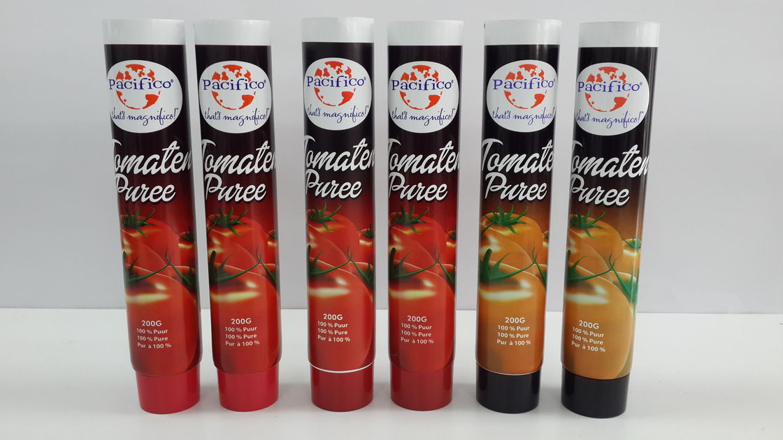 200Ml Liquid Foods plastic tube containers Tomato sauce Packaging