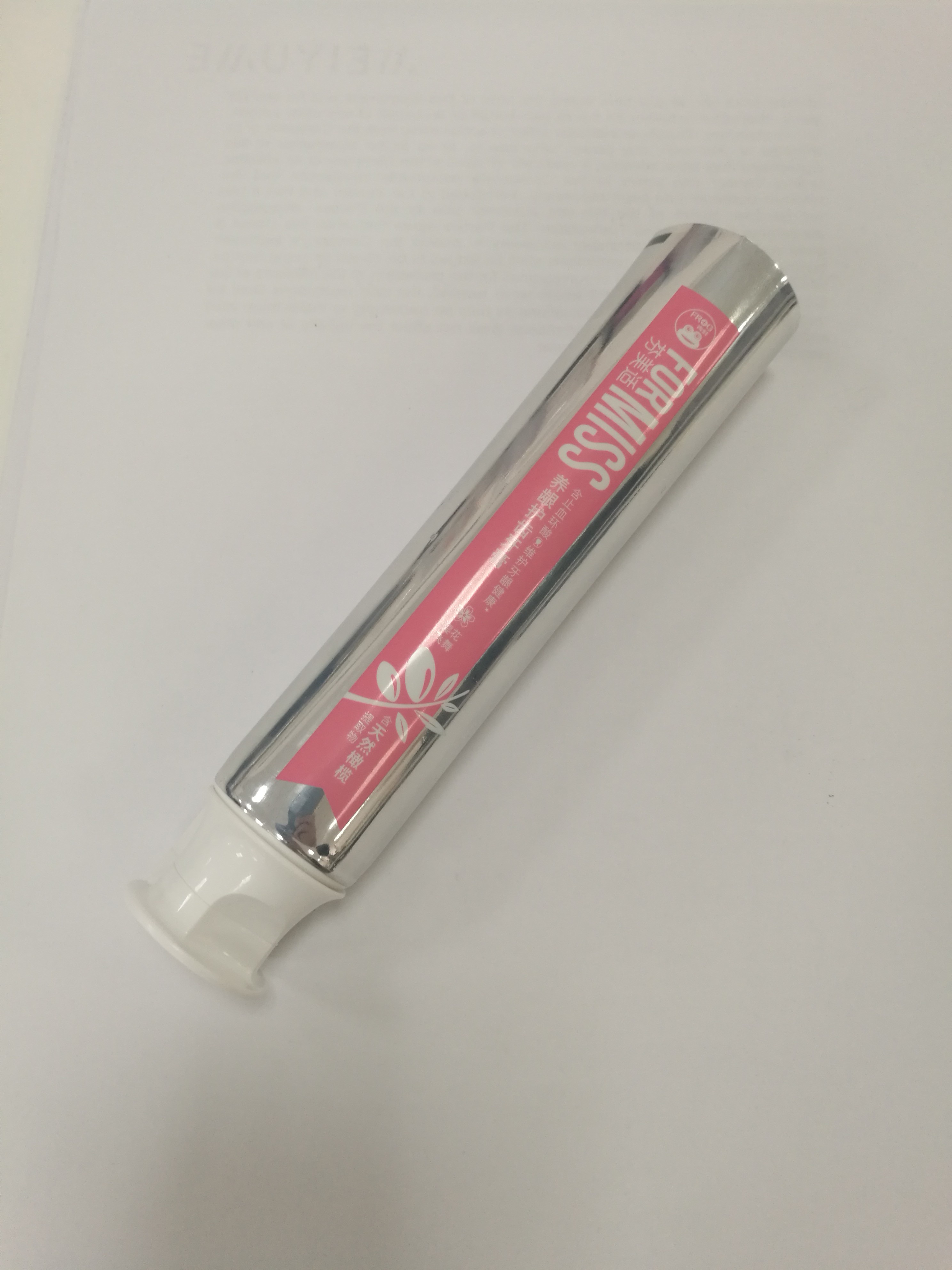 Diameter 30mm 100g High Gloss ABL Toothpaste Tube With Doctor Flip Caps