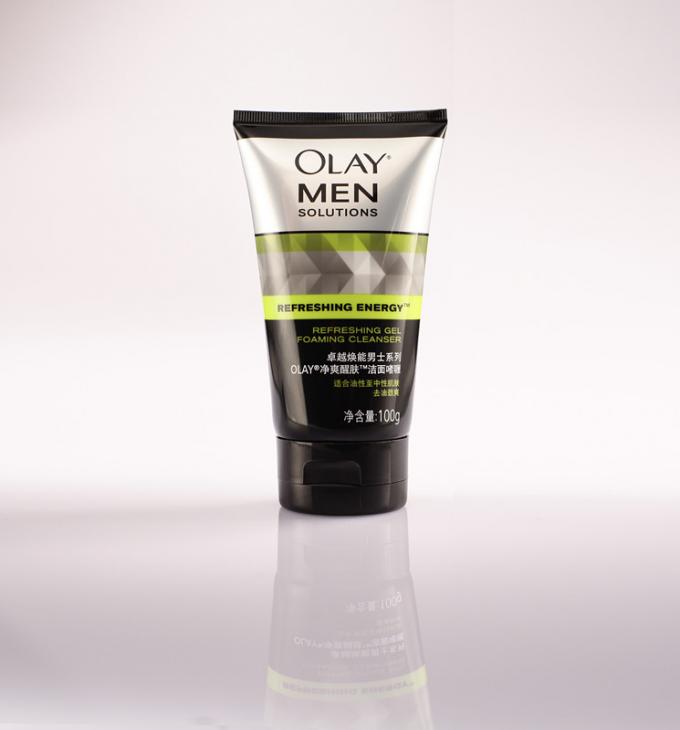 Custom Body Lotion PBL Tube Packaging, Colored Laminate Tubes For Cosmetics