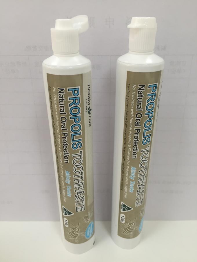 Aluminum Top Seal Toothpaste Tube Packaging ABL Laminated 50g 150g
