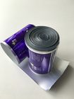 Purple Plastic Laminated Tubes Industrial And Cosmetic Tube Customized Width