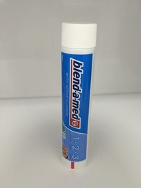 Laminated Round Toothpaste Tube With Rib Screw Cap And Offset Printing