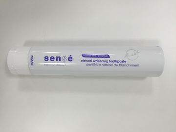 Professional Silver Toothpaste ABL Laminated Tube With Flip Top Cap