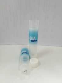 Round Transparent Laminated Pharmaceutical / Toothpaste Tube With Screw Cap