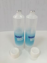 Round Transparent Laminated Pharmaceutical / Toothpaste Tube With Screw Cap