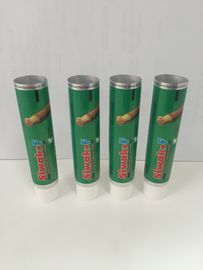 Silver Aluminum / Plastic Laminated Toothpaste Tubes Raw Packaging Material