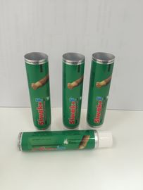 Silver Aluminum / Plastic Laminated Toothpaste Tubes Raw Packaging Material