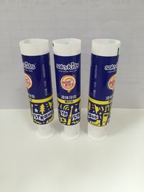 Plastic Laminated Barrier Round Toothpaste Tube Packaging With Offset Printing