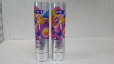 GMP Coated Aluminium Laminated Tooth Paste Tube With Sliver Plating Cap 120g
