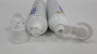 Matt Surface Design Empty Toothpaste Tubes With Smooth Balck Cap , Flexible Printing