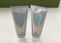 Holographic Laminated Cosmetic Packaging Tube With Silk Screen Printing 145mm Length