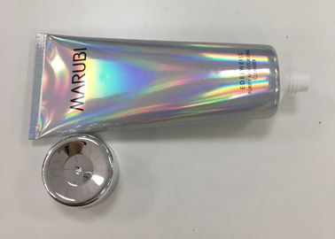 Holographic Laminated Cosmetic Packaging Tube With Silk Screen Printing 145mm Length