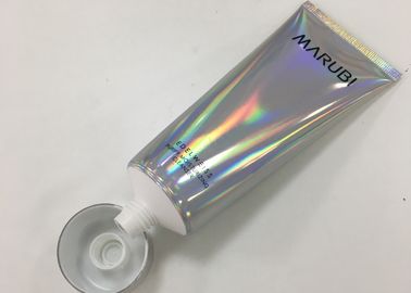 Holographic Laminated Cosmetic Packaging Tube With Silk Screen Printing 145mm Length