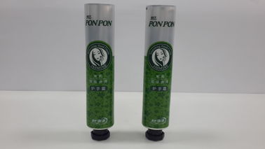 Aluminum Collapsible Hand Cream Tube Cosmetic Packaging Octagon Cap Diameter 25 30 35 40mm