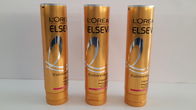 Eco Friendly glossy Cosmetic Packaging AL Barrier plastic Tube with window design chemical resistance  for hairpack