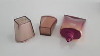40ml Cosmetic Packaging Shiny Coating Aluminium Oval Tube With Cuspidal Shoulder Acrylic Cap