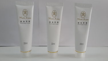 30ml White Soft Aluminum Barrier Laminated Cosmetic Plastic Tube For Peeling Cream packaging