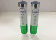 D35 * 149.2mm 130g Aluminum Packaging Tubes , Toothpaste Tube With Silver Web