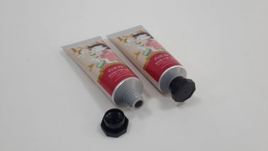 Empty plastic cosmetic tube containers ABL tube with Octagonal cap , metal printing