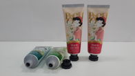 Empty plastic cosmetic tube containers ABL tube with Octagonal cap , metal printing