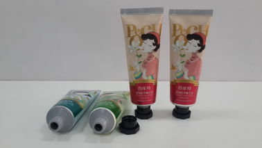 Empty plastic cosmetic tube containers ABL tube with Octagonal cap , metal printing