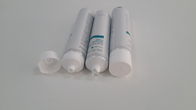 4oz Glossy / Matt Varnish Surface Soft Toothpaste Tube Containers Top Silver Rim Tall Flip on Cap