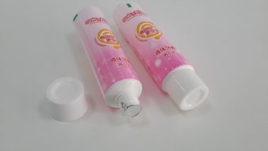 40g Soft Plastic Children Toothpaste Tooth Gel Tube Laminate packaging Hose with smooth flat cap