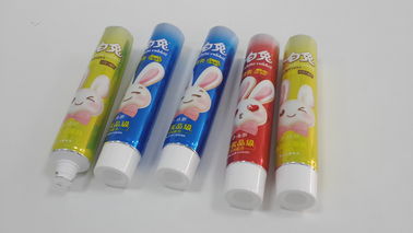 Metallic Plastic CAL Coating Aluminum Laminated Tube For Kids ToothPaste Gel Packaging