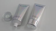 Laser Film Material Laminated Cosmetic Packaging Tube With Electroplated Cap
