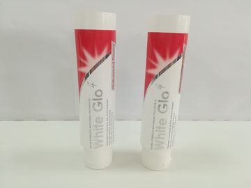 150g Plastic Barrier Toothpaste Containers With Hot / Cold Stamping Flip Tap Cap