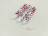50g Laminated Children Toothpaste Tube Packaging Conical Ribbed Screw On Cap