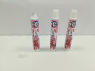 50g Laminated Children Toothpaste Tube Packaging Conical Ribbed Screw On Cap