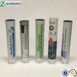 Laminated Cosmetic Tube Small Airless Empty Toothpaste Containers Round / Oval