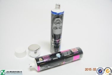 Flip Top Caps Empty Personal Care Kid Laminated Tooth Paste Tube Round / Oval