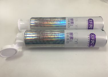 Compact Clear Toothpaste Tube , Laminate Tube Packaging With Laser Stamping