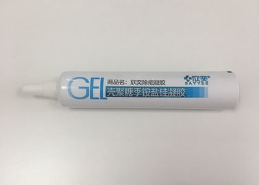 Diameter 19mm Long Nozzle Pharmaceutical Gel Tube Packaging With Flexo Stamping