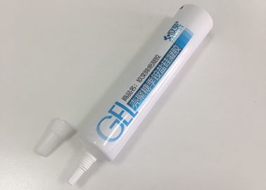 Diameter 19mm Long Nozzle Pharmaceutical Gel Tube Packaging With Flexo Stamping