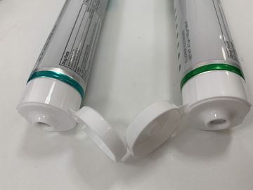 ABL Laminated Toothpaste Tube With Flip Top And Top Seal , Aluminium Cosmetic Tubes