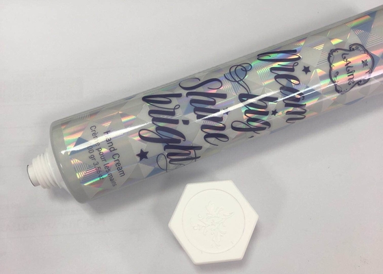 Hand Cream D35*159mm HAL Cosmetic Packaging Tube With Laser Effect