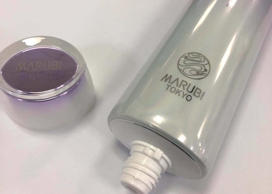 D40*150mm Oval Shape Cleanser Lami Tube With Customized Screw Cap