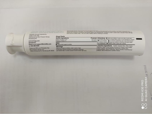 BPA And Phthalate Free Soft Touch PBL Plastic Laminated Tube