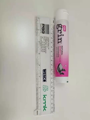 Soft Touch Round 70g Offset Printing Empty Toothpaste Tubes with Flip Top Cap