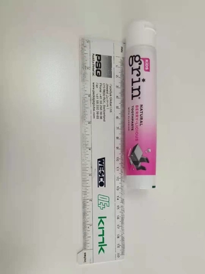 Soft Touch Round 70g Offset Printing Empty Toothpaste Tubes with Flip Top Cap