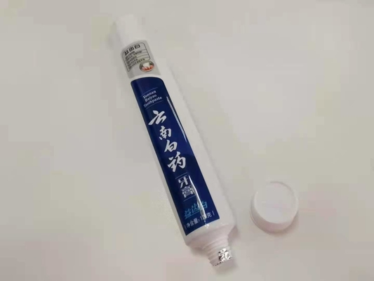 D30*158mm 120g ABL Laminated Screw Cap Aluminium Toothpaste Tube